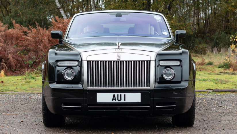 au1 number plate Goldfinger