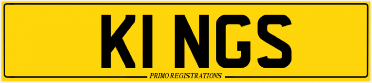 k1ngs number plate